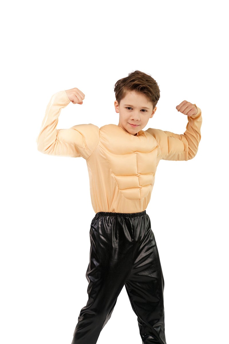 DSplay Kids Boy Muscle Shirt Costume (4-6Y) - Image 3